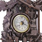Deer Black Forest Decoration Home Cafe Art Chic Swing Vintage Cuckoo Wall Clock