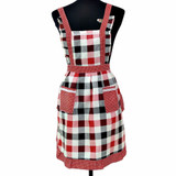 Honana Women Lady Kitchen Apron Dress Restaurant Home Kitchen For Pocket Cooking Funny Cotton Apron Bib Dining Room Barbecue