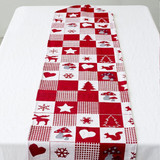 Christmas Cotton Linen Tablecloth Dining Room Table Runners Wedding Party Decor