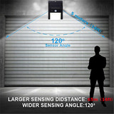 Solar Power 48 LED PIR Motion Sensor Wall Light  Waterproof Outdoor Garden Lamp