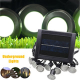 8 in 1 Solar Power LED Waterproof Underground Light Outdoor Garden Path Lamp