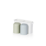 Self-adhesive Wall Mount Toothbrush Holder Wash Cup Suit for Family Bathroom