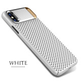 Bakeey Kickstand Mesh Dissipating Heat Hard PC Case for iPhone X