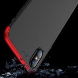 Bakeey™ 3 in 1 Double Dip 360° Hard PC Protective Case For iPhone XS Max