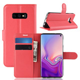 PU Leather Wallet Kickstand Flip Protective Case For Samsung Galaxy S10e 5.8 Inch