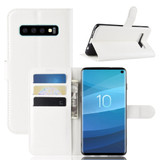 PU Leather Wallet Kickstand Flip Protective Case For Samsung Galaxy S10 6.1 Inch