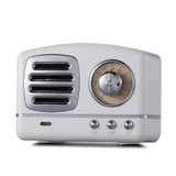 HIFI Mini Retro Wireless bluetooth Speaker Portable FM Radio TF Card U disk 3.5mm Audio Speaker with Mic