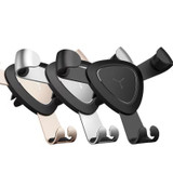 Bakeey™ Gravity Linkage Auto Lock Metal Car Air Vent Phone Holder Stand for Xiaomi Mobile Phone
