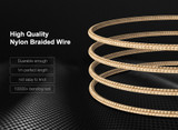 FLOVEME Micro USB LED Magnetic Braided Fast Charging Cable 1m For Redmi Note 4 4X S7 Edge S6