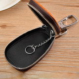 Men Women Retro Genuine Leather Car Key Holder Key Bag Keychain Wallet