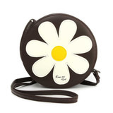 Women Sunflower Chain Shoulder Bags Girls Cute Cake Round Bags Crossbody Bags
