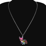 Pug Dog Pendant Necklace