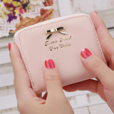 Women Leather Wallet Short Slim Mini Money bag Wallet Coin Card Purses -7 Colors Women Leather Wallet Short Slim Mini Money bag Wallet Coin Card Purses -7 Colors