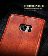 Leather Case For iPhone 6 Plus 6s 7 Plus Wallet Cover Luxury Brown Flip case