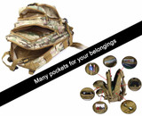 Hiking Trekking Backpack - Camouflage Military Bag - Outdoor Backpack for Trekking and Hiking