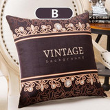45cm x 45cm - Butterfly Vintage Black Brown Pillow Cushion Cover for Home Decor 51402