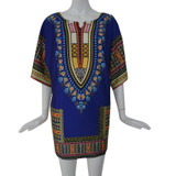 Above Knee Print  Dress Women  Dress Summer Traditional African   Straight Print Dresses