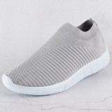 Women White Sneakers Female knitted Vulcanized Shoes Casual Slip On Flats Ladies Sock Shoes Trainers Summer Tenis Feminino 2020