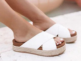 Women Wedges Shoes Sandals High Heels Sandals Summer 2021  Chaussures Femme Platform Sandals Hemp Casual Sandalia Feminina