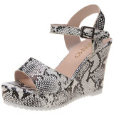 DORATASIA New Ladies Colorful Animal Print Sandals 2020 Summer Platform Sandals Women Fashion Party High Wedges Shoes Woman