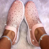 Spring Women's Sports Sneakers women shoes woman Shiny Sock Casual women shoes 2021 Flat Female flats Shoes Slip-On Sneakers