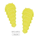 6/12PCS Reusable Fresh Keeping Seal Covers Compression Universal Silicone Stretch Lids Kitchen Accessories Use For Kitchen Food 6/12PCS Reusable Fresh Keeping Seal Covers Compression Universal Silicone Stretch Lids Kitchen Accessories Use For Kitchen Food