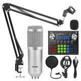 bm 800 Microphone N1 Sound Card Kits BM800 Condenser Microphone for Phone Computer Karaoke Singing Gaming Studio Recording Mic