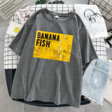 Funny Japan Anime Banana Fish T Shirt Men Manga Unisex Streetwear T-shirt Casual Short Sleeve Tshirt Homme Hip Hop Top Tees Male