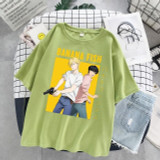 Funny Japan Anime Banana Fish T Shirt Men Manga Unisex Streetwear T-shirt Casual Short Sleeve Tshirt Homme Hip Hop Top Tees Male