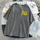 Funny Japan Anime Banana Fish T Shirt Men Manga Unisex Streetwear T-shirt Casual Short Sleeve Tshirt Homme Hip Hop Top Tees Male
