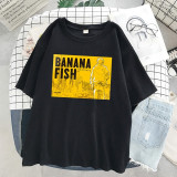 Funny Japan Anime Banana Fish T Shirt Men Manga Unisex Streetwear T-shirt Casual Short Sleeve Tshirt Homme Hip Hop Top Tees Male