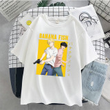 Funny Japan Anime Banana Fish T Shirt Men Manga Unisex Streetwear T-shirt Casual Short Sleeve Tshirt Homme Hip Hop Top Tees Male