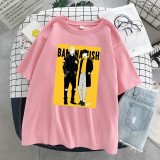 Funny Japan Anime Banana Fish T Shirt Men Manga Unisex Streetwear T-shirt Casual Short Sleeve Tshirt Homme Hip Hop Top Tees Male