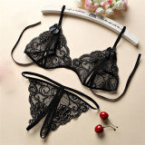 Sexy Teddy Lingerie Porn Women Transparent Lace Babydoll Erotic Underwear Set Temptation Open Bra Crotch Baby Doll Sexy Costumes