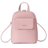 WEICHEN Designer Women Backpack Leather Fashion Small Backpacks Brand Ladies Bag Satchel Slim Mochila Female Bagpack