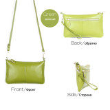 100% Genuine Leather Women Messenger Bag Famous Brand Female Shoulder Bag Envelope Clutch Bag Crossbody Bag Purse for Women 2019