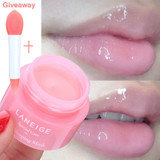 Korea lips care lip sleep mask night sleep hydrated maintenance lip balm pink lips whitening cream nourish protect 3g