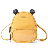 BANKUO Korean Women's Bag College Style Zip Crossbody Bags Leather Casual Bags Fashion Lovely Girl Mini School Bags Backpack X86