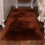 Thicken Non-Slip Rugs Long Plush Carpet for Bedroom Bay Window Solid Winter Warm Carpets for Living Room Area Rugs Mats 13 Sizes