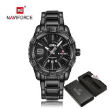 NAVIFORCE Luxury Brand Mens Sport Watch Gold Full Steel Quartz Watches Men Date Waterproof Military Clock Man relogio masculino NAVIFORCE Luxury Brand Mens Sport Watch Gold Full Steel Quartz Watches Men Date Waterproof Military Clock Man relogio masculino