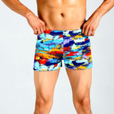 Men Quick Dry Swimming Shorts Swimwear Men Swimsuit Swim Trunks Bathing Beach Shorts With Pocket Wear Surf Briefs Board Shorts