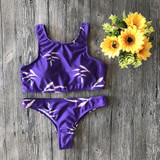 Women Floral Print Bikini Set Swimming Two Piece Swimsuits Swimwear Swimsuits Brazilian Bikini Set Beach Bathing Suit biquini