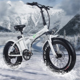 Folding aluminum allo electric bicycle powerful fat tire 48 v 15ah watt ebike beach cruiser bike Booster bicycle electric snow