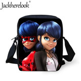 Jackherelook Girls School Bags Cartoon Ladybug Girl Print Primary Children Backpack School Women Rucksack Plecak Mochila Escolar