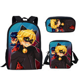 Jackherelook Girls School Bags Cartoon Ladybug Girl Print Primary Children Backpack School Women Rucksack Plecak Mochila Escolar