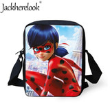 Jackherelook Girls School Bags Cartoon Ladybug Girl Print Primary Children Backpack School Women Rucksack Plecak Mochila Escolar