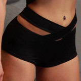 Vertvie 1pc Women Yoga Shorts Sports Gym Breathable Women's Fitness Sexy Mesh Stitching Workout Shorts Quick Dry Sportswear 2019