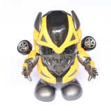 Dance Iron Man Action Figure Toy LED Flashlight with Sound Avengers Iron Man Hero Electronic Toy