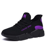 Mhysa 2019 Spring New Women casual shoes fashion breathable lightweight Walking mesh lace up flat shoes sneakers women T71