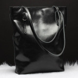 Genuine Leather Simple Ladies Bucket Bag Set Luxury Brand Designer Female Shoulder Bags Big Casual Bags Female Messenger Bags